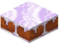 Frosted Gingerbread Brick Slab