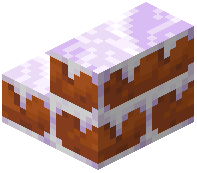 Frosted Gingerbread Brick Stairs