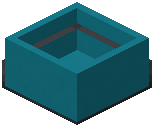 Cyan Concrete Hopper Botany Pot
