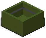 Green Concrete Hopper Botany Pot