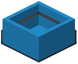 Light Blue Concrete Hopper Botany Pot