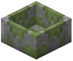Mossy Stone Brick Waxed Botany Pot