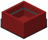 Red Concrete Hopper Botany Pot
