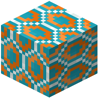 Hexagonical Orange Glazed Terracotta