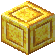 Inlayed Raw Gold Block