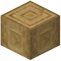 K Sign Stripped Oak Log