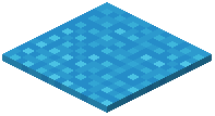 Knitted Light Blue Carpet