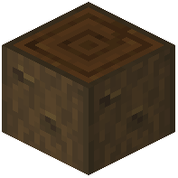 Knotted Stripped Dark Oak Log