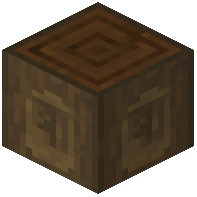 L Sign Stripped Dark Oak Log