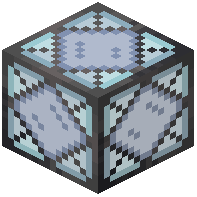 Large Diamond Cyan Stained Glass