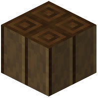 Layered Stripped Dark Oak Log