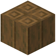 Layered Stripped Spruce Log