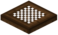 Meshed Dark Oak Trapdoor