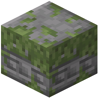 Ornate Mossy Stone Bricks Pillar
