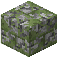 Overlapping Mossy Cobblestone Tiles