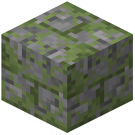 Overlapping Mossy Stone Bricks Tiles