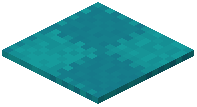Patched Cyan Carpet