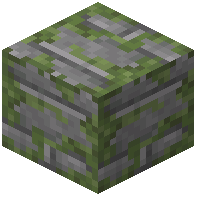 Pillar Mossy Stone Bricks Bricks