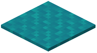 Ribbled Cyan Carpet