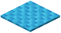 Ribbled Light Blue Carpet