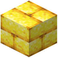 Rounded Raw Gold Block Bricks