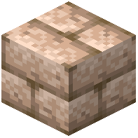 Rounded Raw Iron Block Bricks