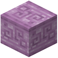 Runic Carved Purpur Block