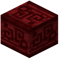 Runic Carved Red Nether Bricks