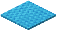 Scaled Light Blue Carpet