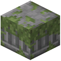 Simple Mossy Stone Bricks Pillar
