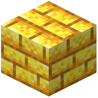 Small Raw Gold Block Bricks