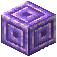 Smooth Ringed Amethyst Block