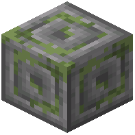 Smooth Ringed Mossy Stone Bricks