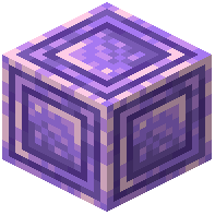 Smoothed Double Inlayed Amethyst Block