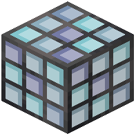 Square Blue Stained Glass