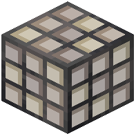 Square Brown Stained Glass