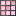 Square Pink Stained Glass Pane