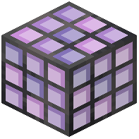 Square Purple Stained Glass