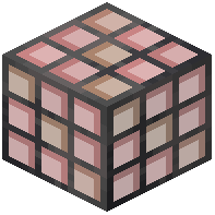 Square Red Stained Glass