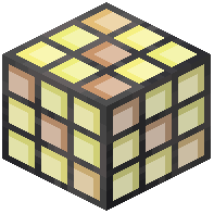 Square Yellow Stained Glass