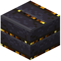 Stacked Gilded Blackstone Bricks