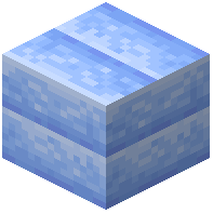 Stacked Packed Ice Bricks
