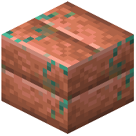 Stacked Raw Copper Block Bricks