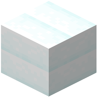 Stacked Snow Block Bricks