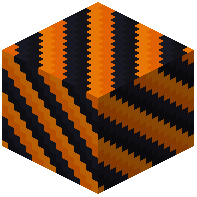 Striped Orange Concrete