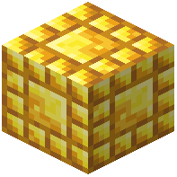 Tiled Bordered Raw Gold Block