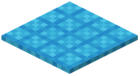 Tiled Light Blue Carpet