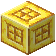 Tiled Raw Gold Block Column