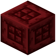 Tiled Red Nether Bricks Column