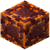 Tiny Brick Bordered Magma Block